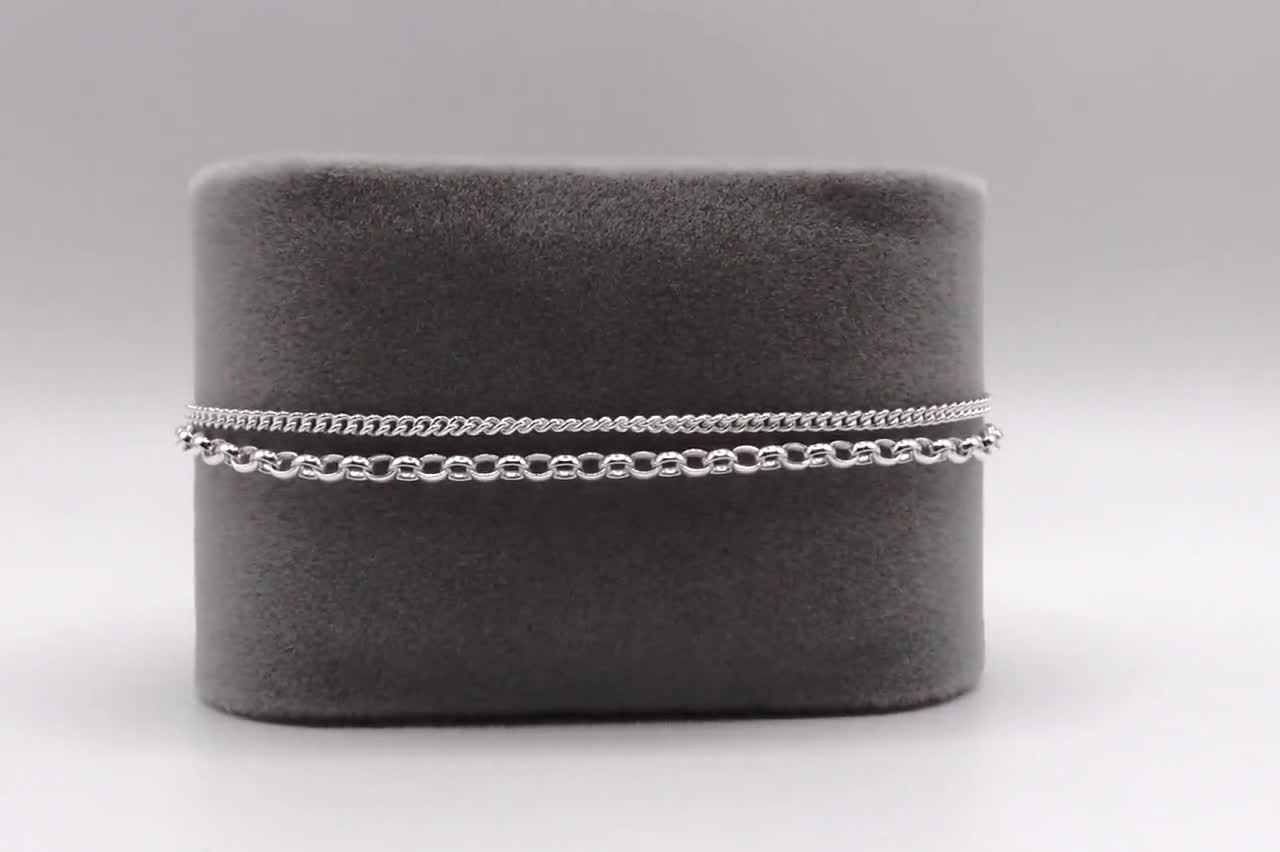 Double Layer Silver Bracelet | Sterling Silver | 925 Silver