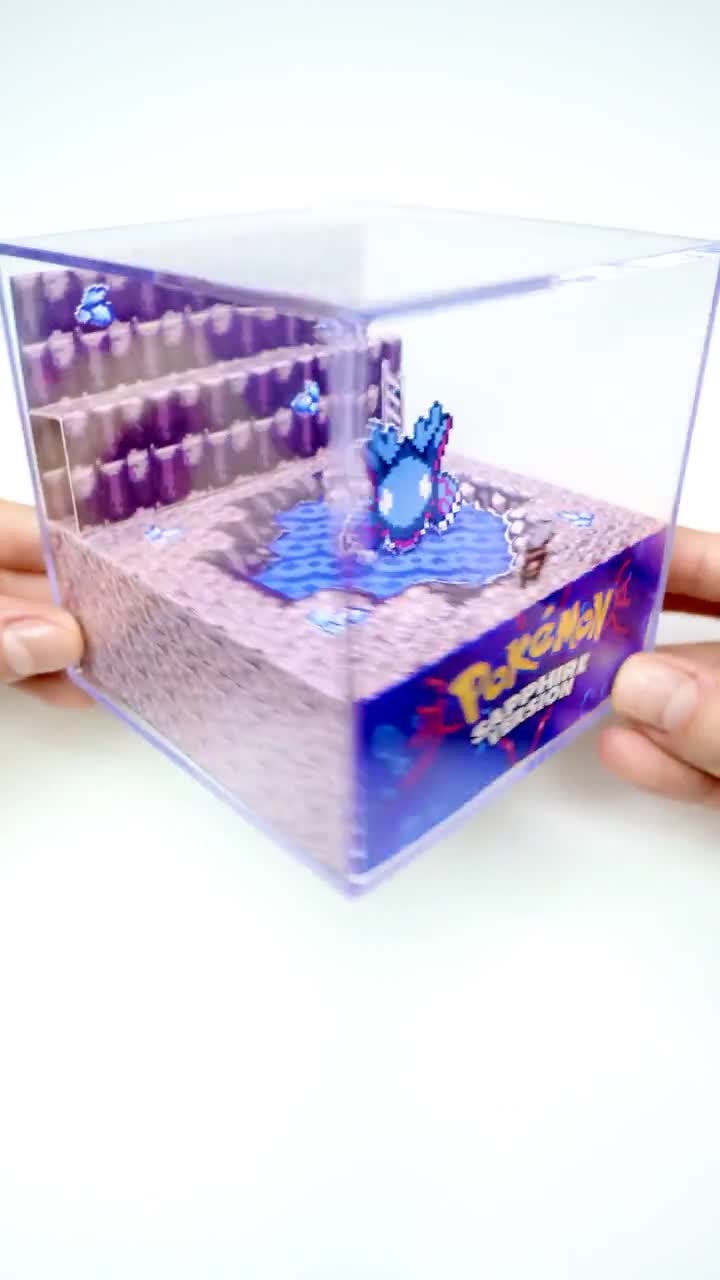 Pokemon Lugia Soulsilver DIY Diorama Cube Papercraft Shadowbox Pokemon  Retro Gamer Gift Video Game Decor Template -  Denmark