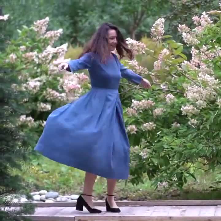 NAVY BLUE DRESS