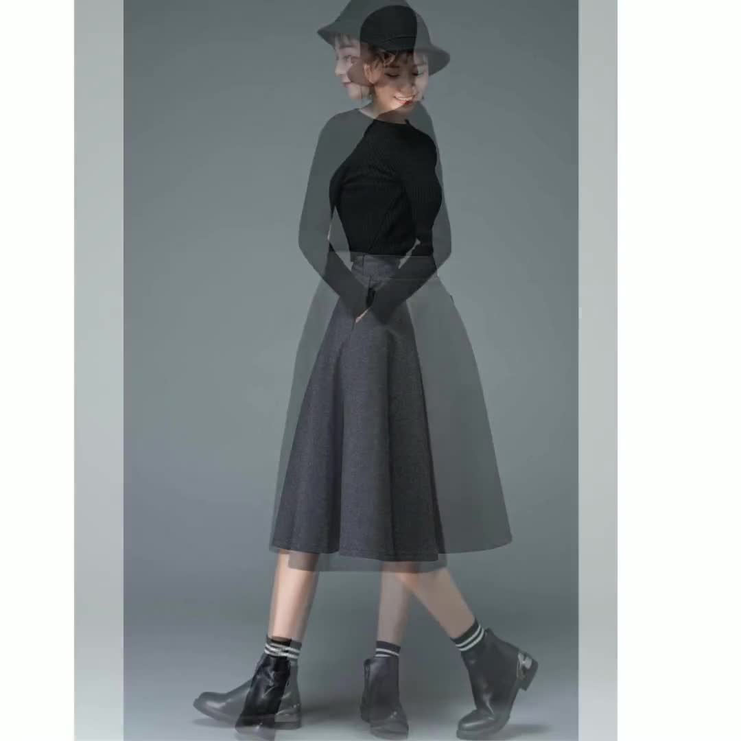 3D Monogram Asymmetrical Pleat Midi Skirt - Women - Ready-to-Wear