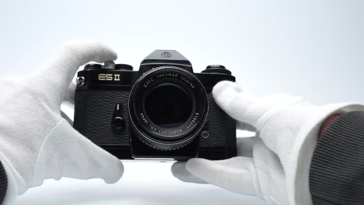 Pentax ES II 35mm SLR Camera (1970s) + Takumar 50mm F/1.4 Lens +