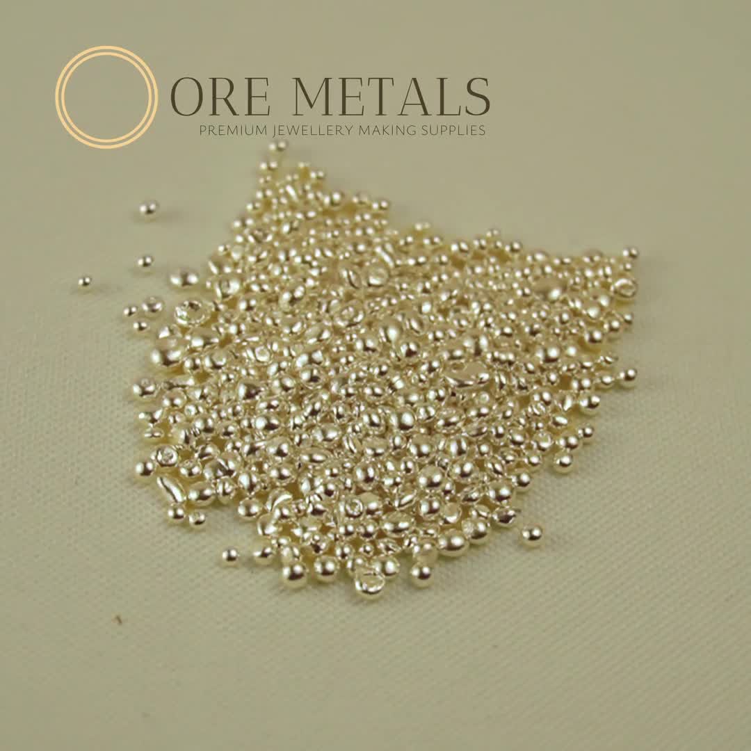 18k Yellow Gold Casting Grain, 750 Yellow Gold Granule, Genuine Raw Solid  Gold Shot, Precious Metal for Jewellery Making & Bullion Casting