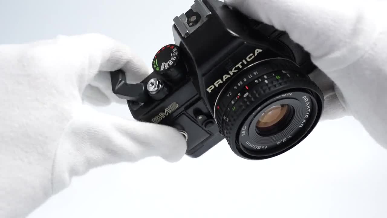 Praktica BMS Electronic With 50mm F2.4 Lens, 1989 DDR Film SLR