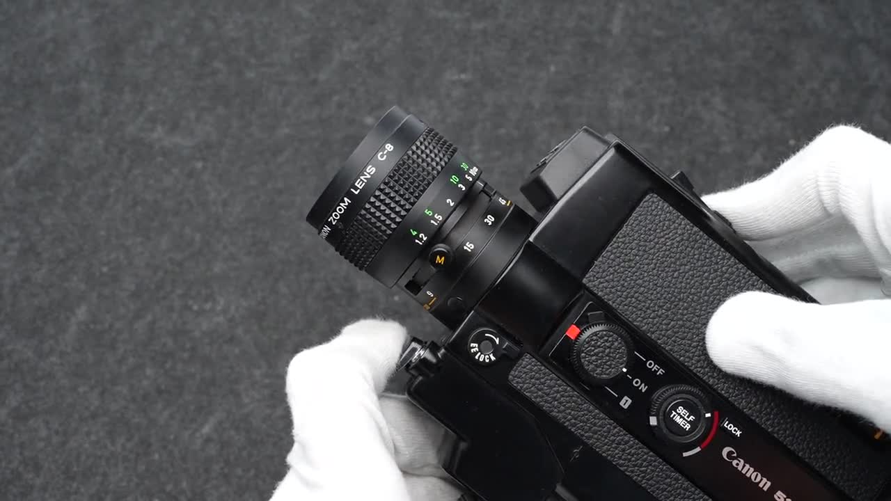 キヤノン 514XL スーパー8 ムービーカメラ 1976年製 – ブラック