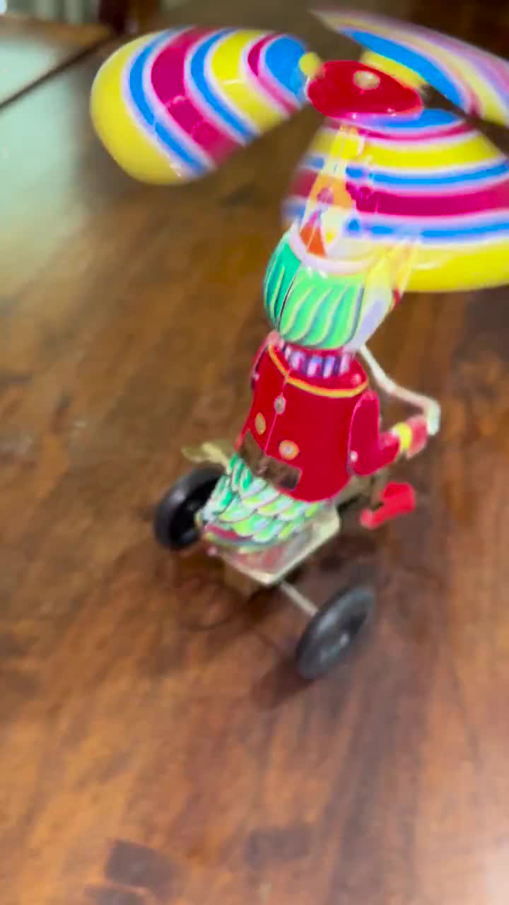 1999 Wind up Schylling Duck on a Bicycle IOB - Etsy