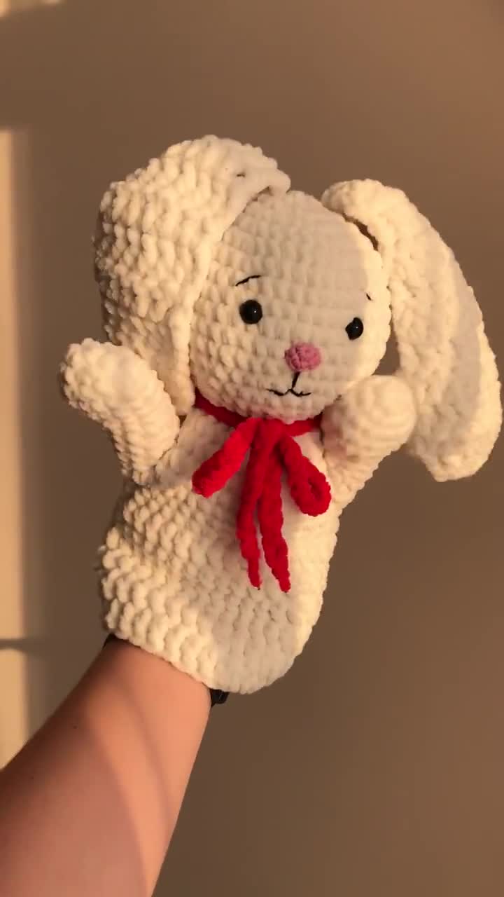 🐱Index Finger Pain? Crochet a Finger Protector with me, Cute crochet idea, Useful, Bunny