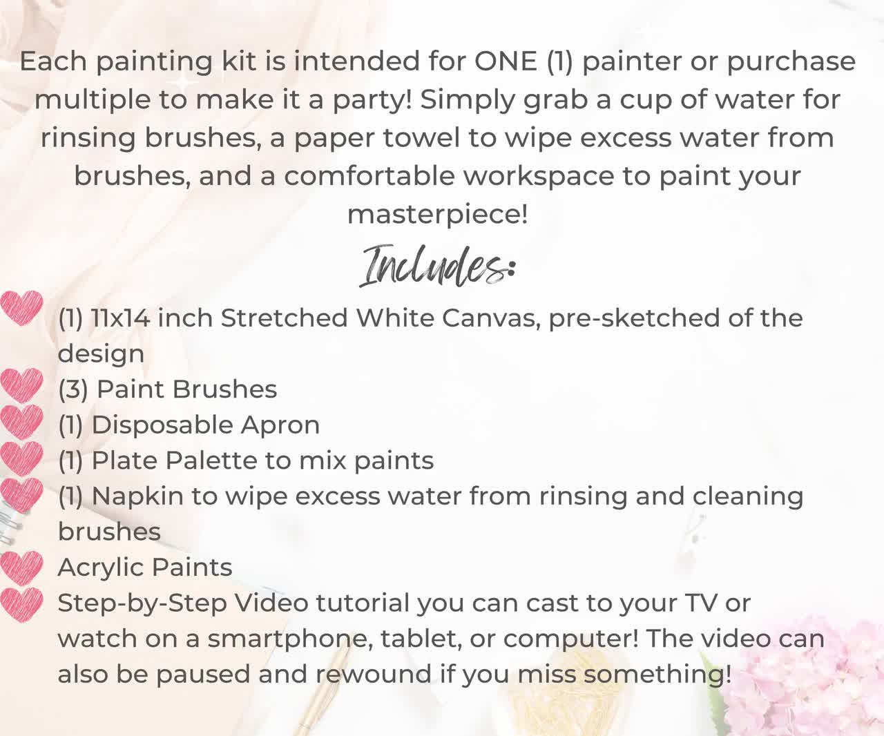 Cactus Blooms DIY Paint Party Kit Fun and Beginner-friendly