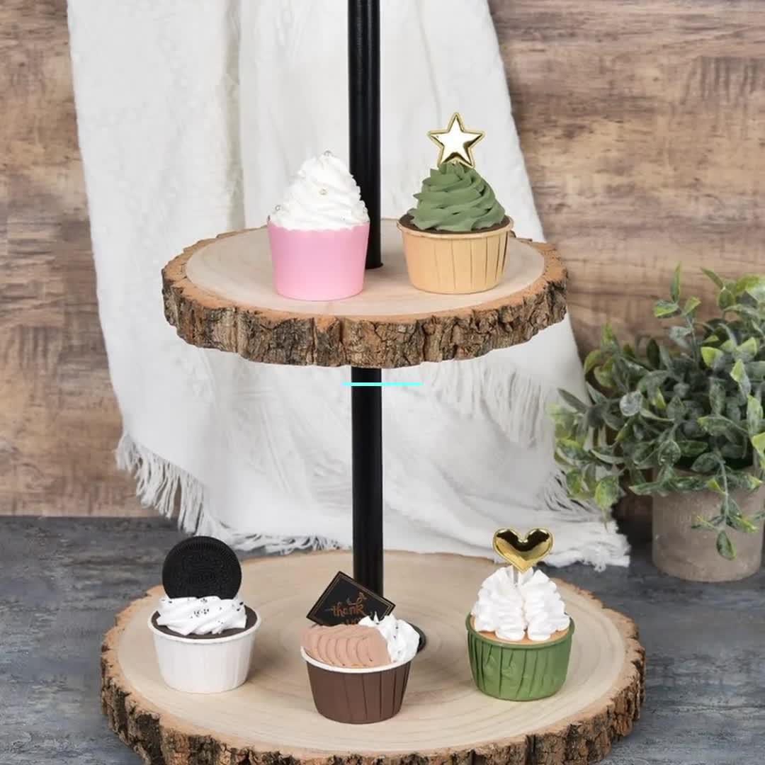 Dessous de gâteau rond en bois (30cm) - Royaume MELAZIC – Cupcakes,  ateliers et objets cadeaux
