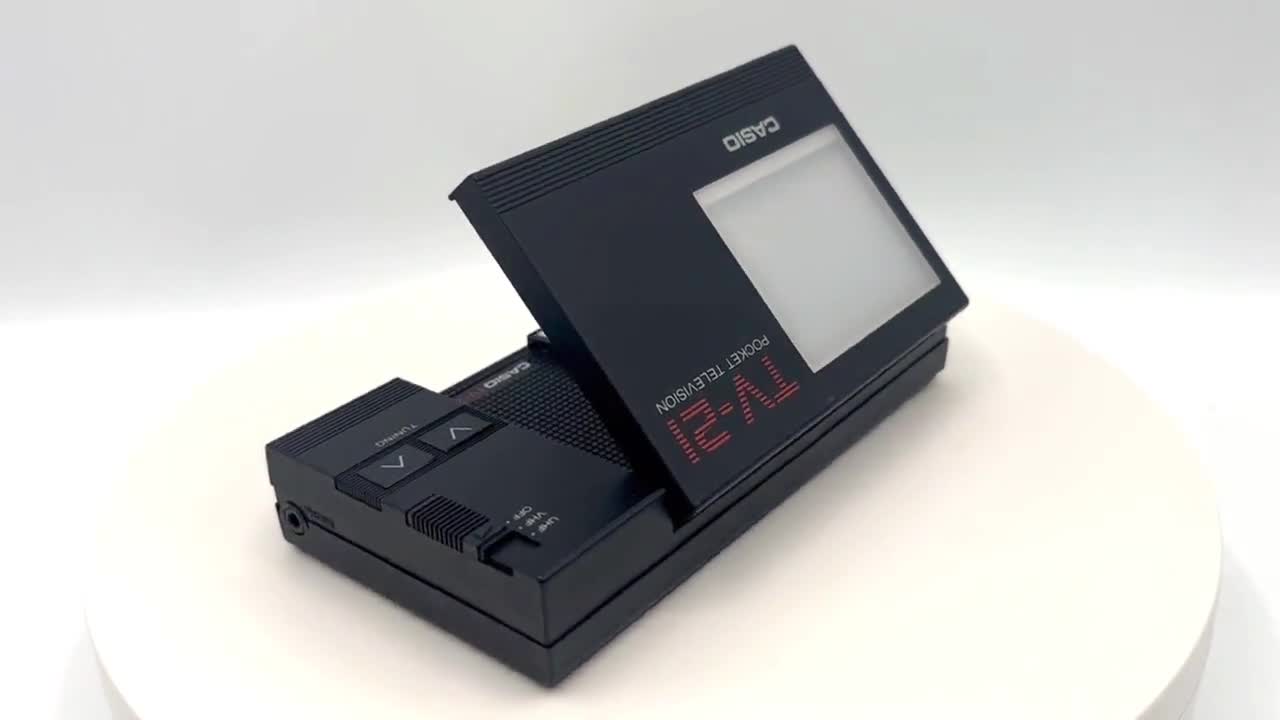 Vintage Casio Mini-tv Black & White Early Edition TV-21