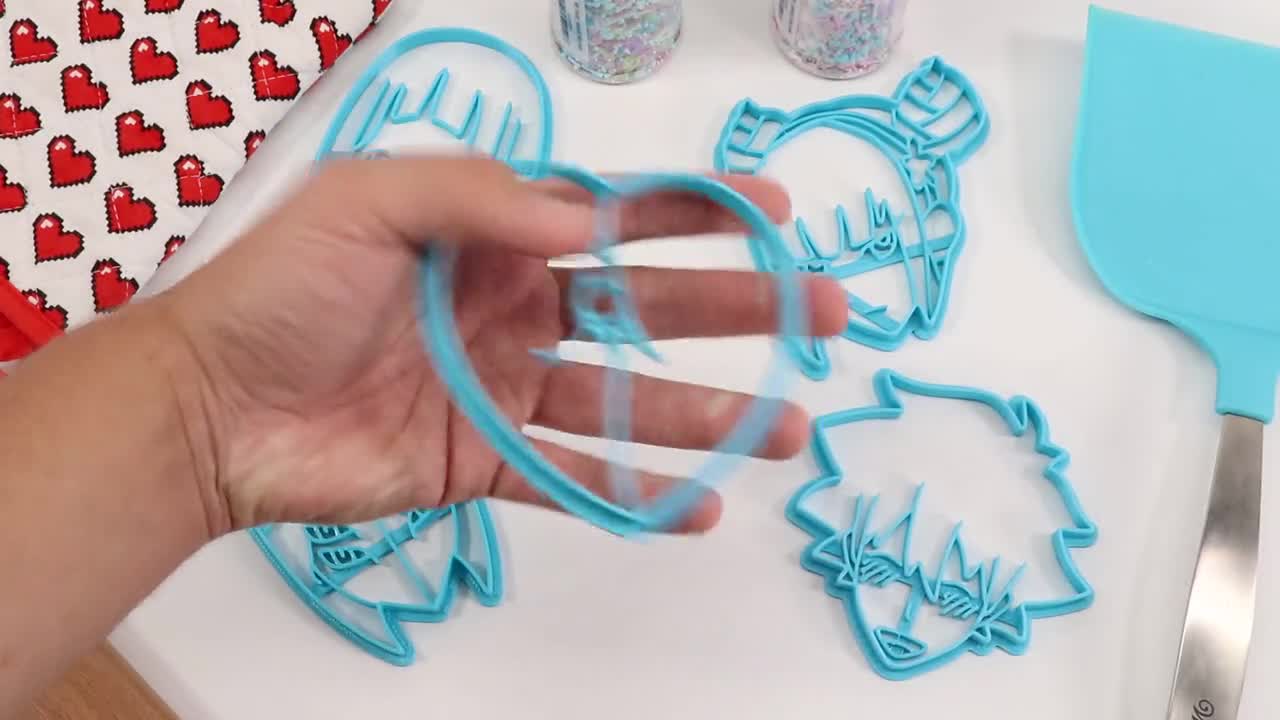 MeMeMe Anime Cookie Cutters - Daoko Girl, Fallen Hana, MeMe Face, MeMeMe  Heart, Syu