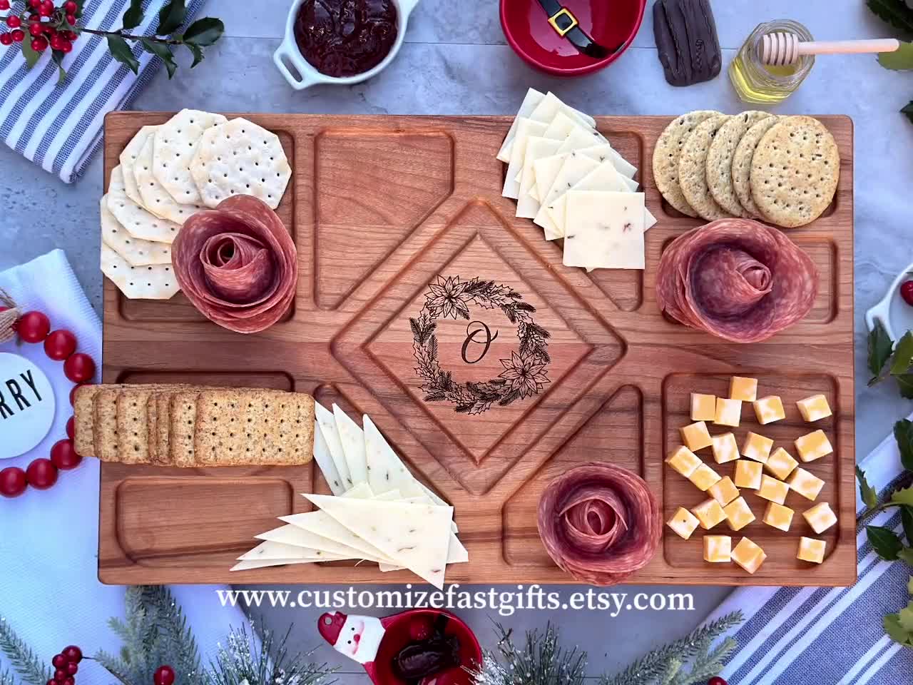 Personalized Logo Charcuterie Cheese Board  BULK Small Business Promo –  personalmementos