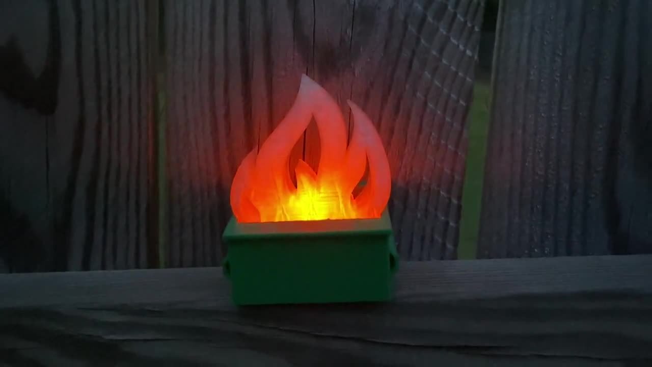 Keep your desk organized with this hilarious dumpster fire pencil
