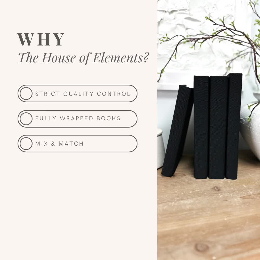 Teal Decorative Books for Home Decor – Elements