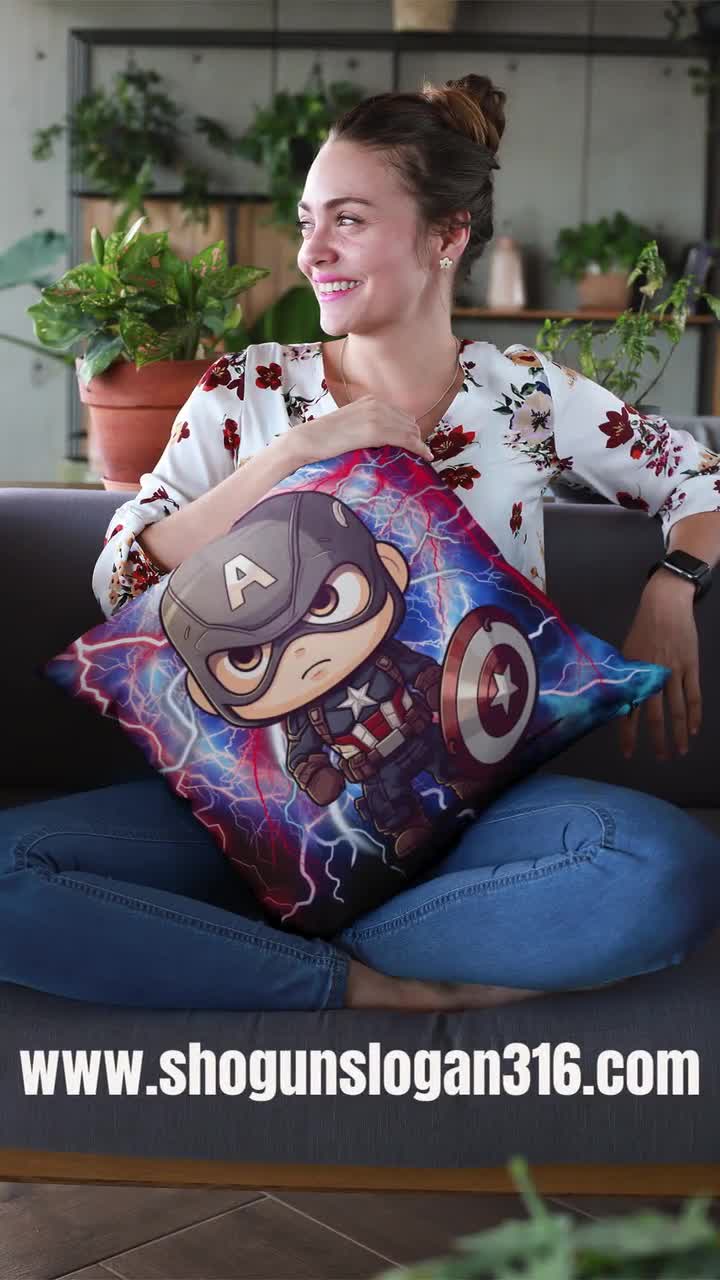 Chibi Hulk Pillowcase, cushion case, Pillow, cushion, Pillow Cover, Marvel pillowcase, soft pillow, cute kawaii pillow, great gift video poster