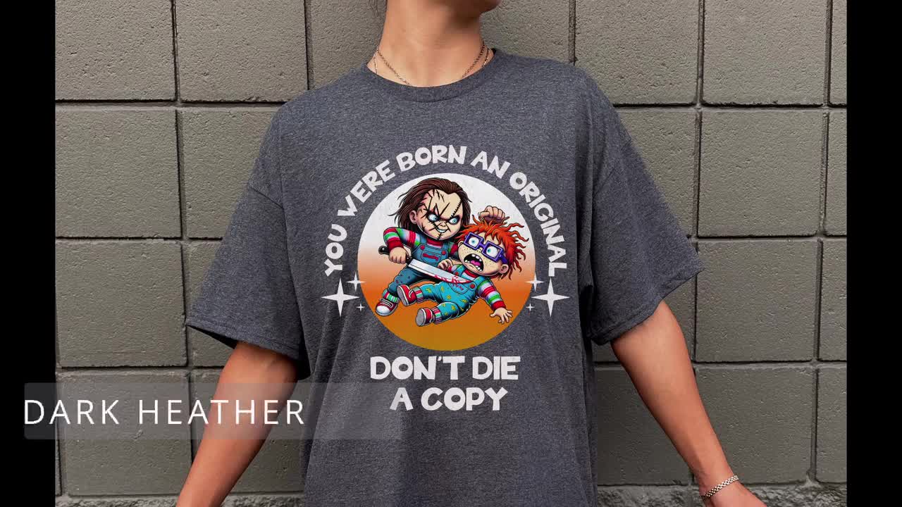 Chucky Vs Chuckie T-shirt - Retro Streetwear Horror, Vintage