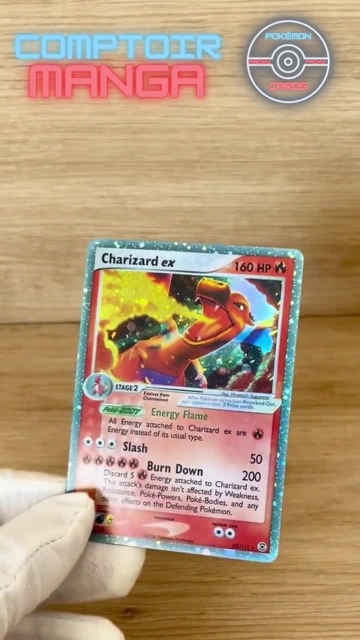 Charizard EX - 105 / 112 - Firered & Leafgreen 2004 Charizard EX - 105 / 112 - Firered & Leafgreen 2004