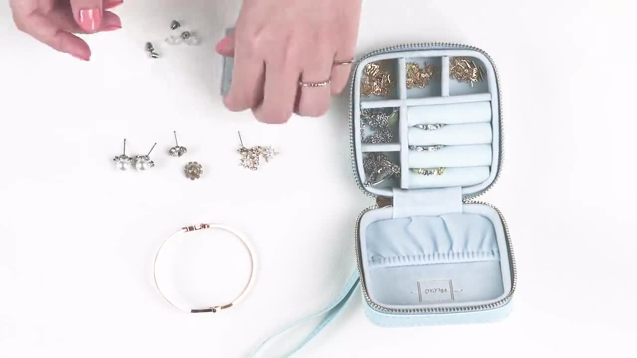 Personalized Jewelry Box Travel Case - Baum Designs