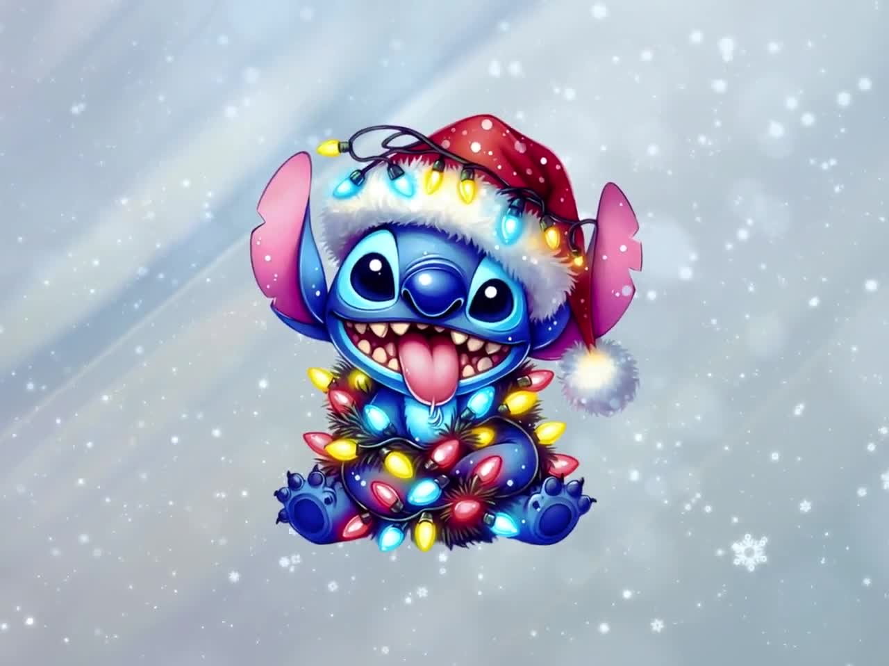 スティッチのクリスマス ライト | スティッチのクリップアート PNG