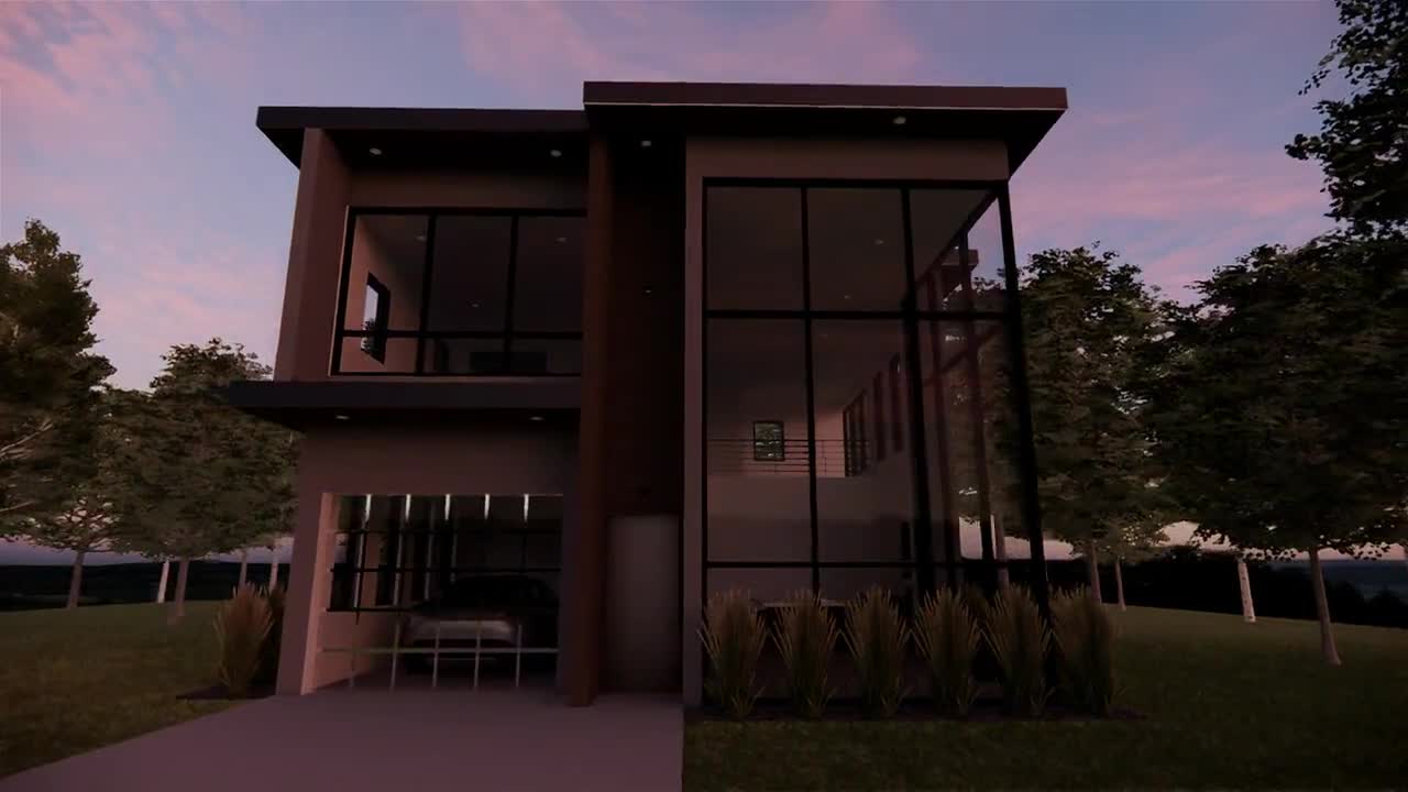 35k MODERN MANSION  bloxburg house build *WITH VOICE* 