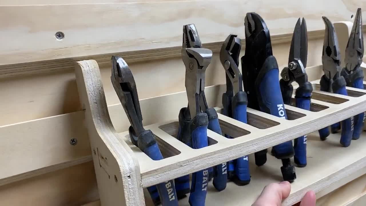 CNC Router Files French Cleat Plier Storage Rack – dryforge