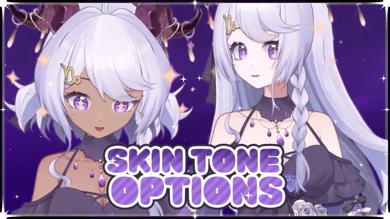 Live2d Vtuber Model | Capricorn the Zodiac Vtuber, Fully