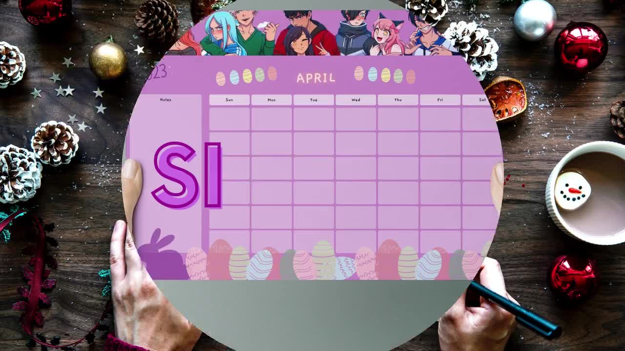 Aphmau Printable Calendar Aphmau 2023 Calendar Aphmau Aphmau Gift Aphmau Digital Aphmau PDF Aphmau PNG Aphmau Calendar Aph - Etsy