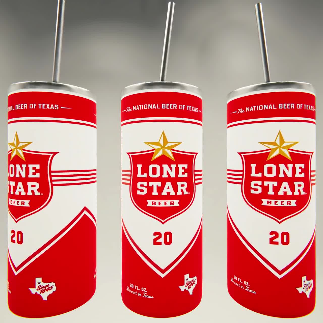 Lone Star Imperial Pint With 16 oz Beer Measuring Mark