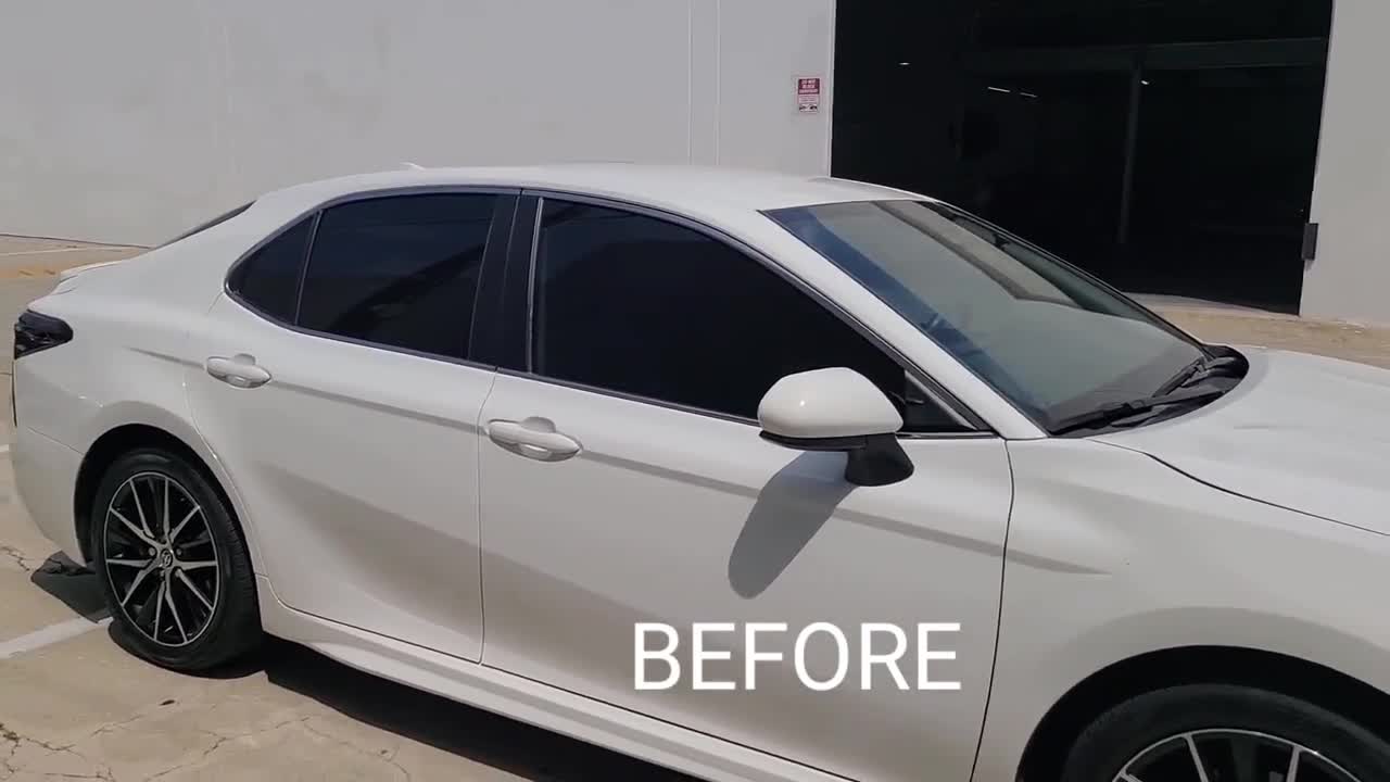 2018-2022 Toyota Camry  Window Trim Chrome Delete PreCut Vinyl
