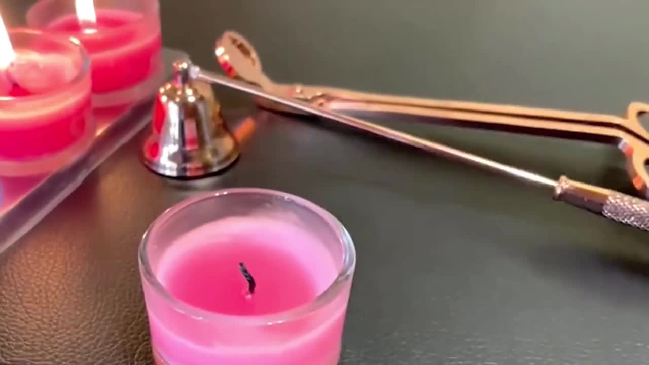 Candle Wick Dipper Candle Extinguisher Stainless Steel Wick Flame Snuffer  Candle Snuffers Accessory For Safely Turning