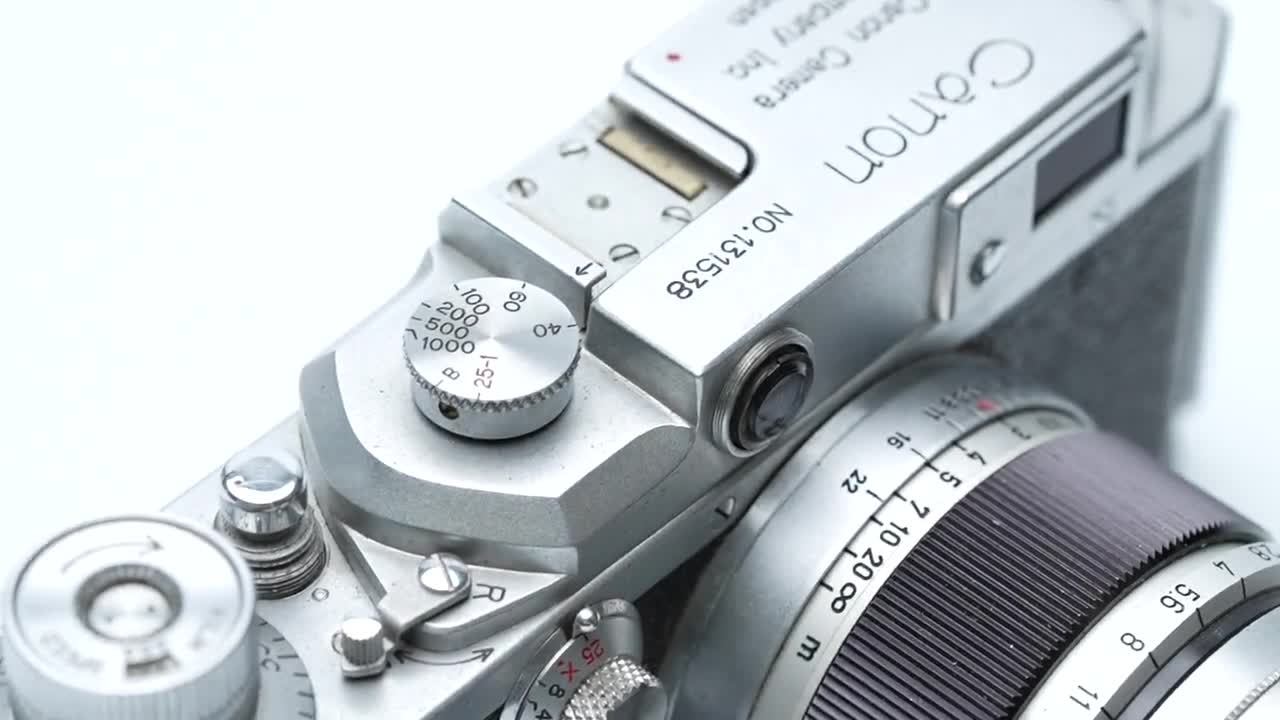 Canon IV Sb Rangefinder Camera – 35mm, 1955, W/ Canon 50mm F/1.8