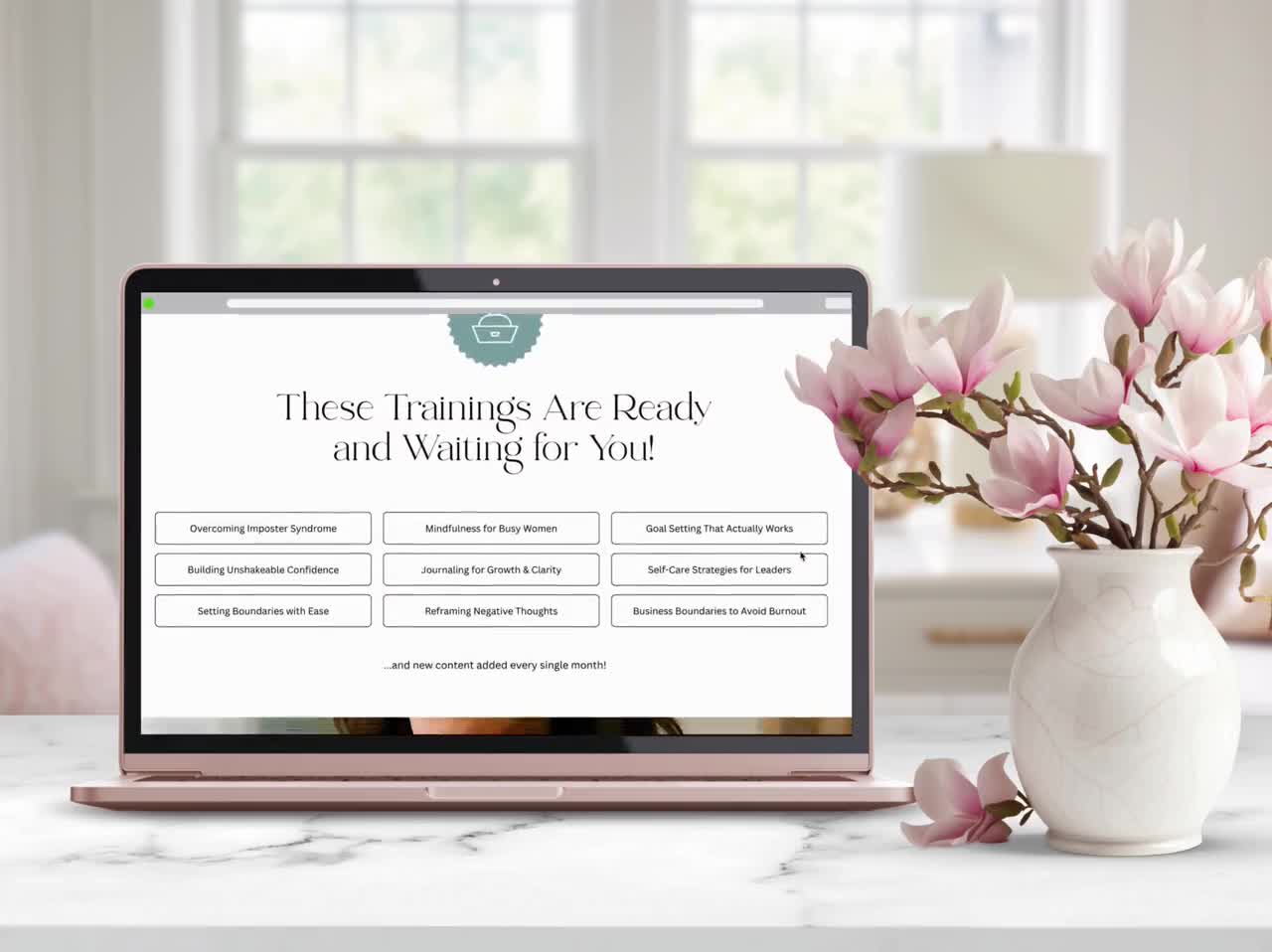 Canva Website Template for Subscription Membership, Course Creator Site, Mindset Coach Landing Page, Life Coach Sales Page video poster