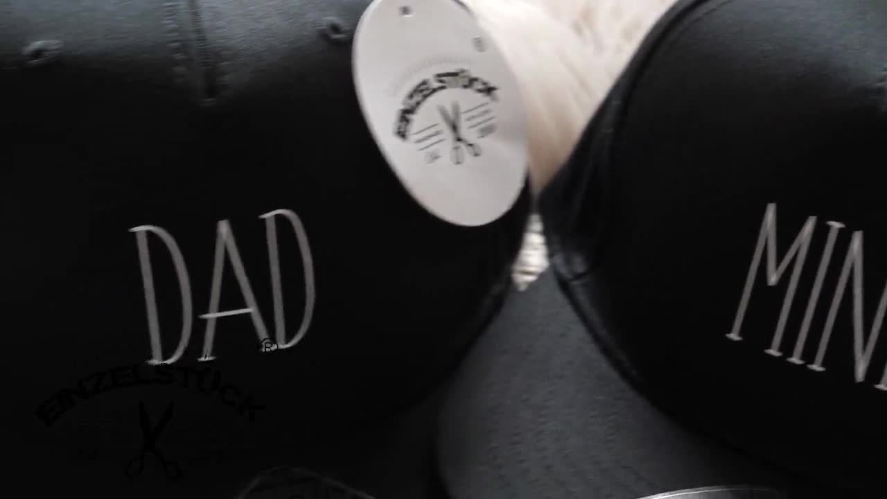 Cool Snapback Caps for Dad, Son, Mom and Daughter. Caps for Adults and  Children. in a Great, Elegant Partner Look. Please Give Your Name free of  Charge 