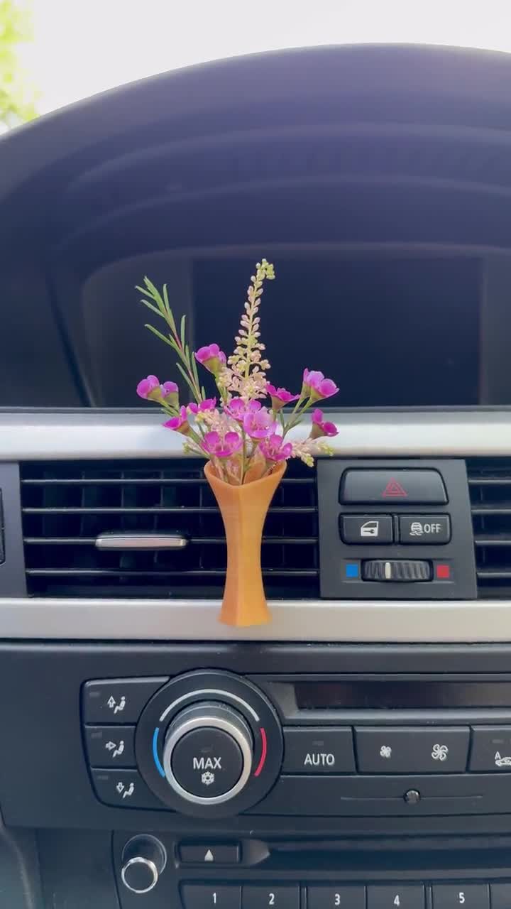 Car Vent Flower Vase Accessory - Cozy Gift for Vanlife or RV