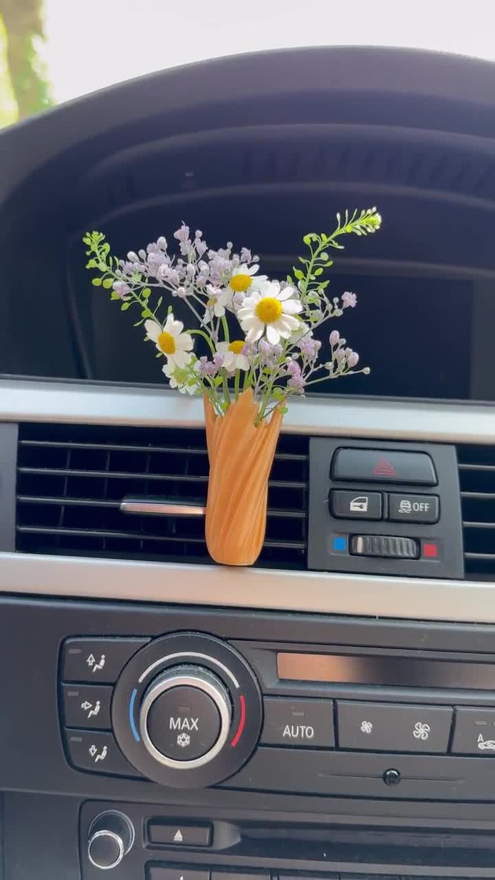 Car Vent Flower Vase Accessory - Cozy Gift for Vanlife or RV