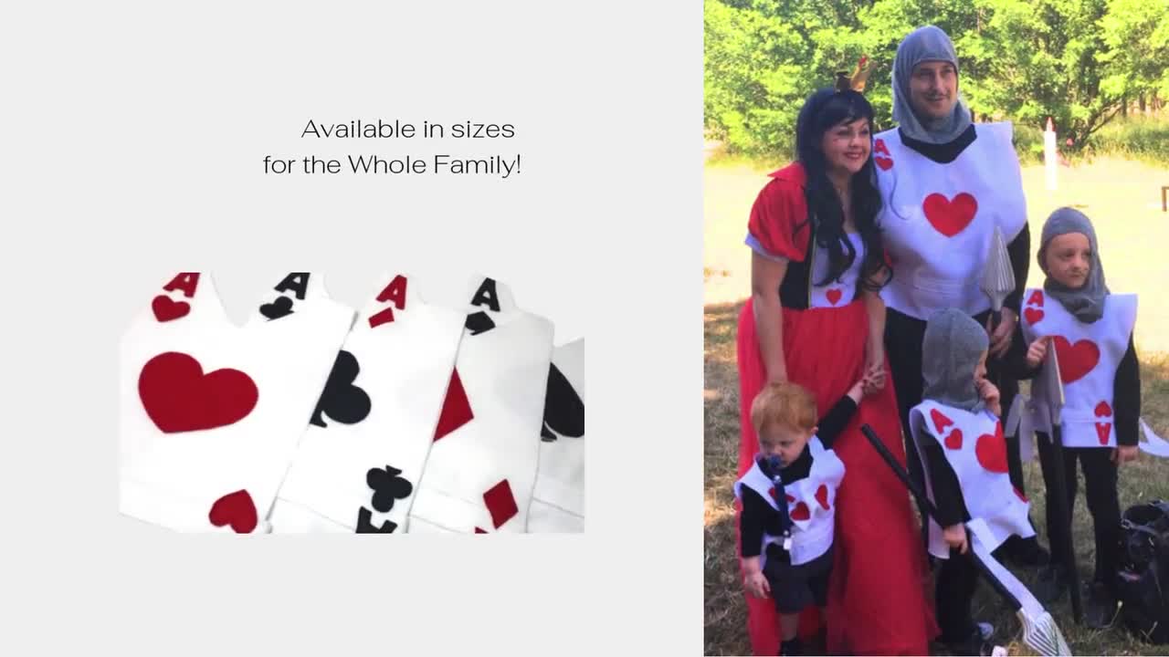Costume De Jeu De Cartes Alice Au Pays Des Merveilles