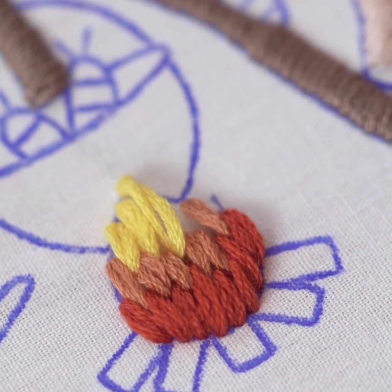 Carrot Soup Hand Embroidery Pattern: Beginner Spring Design (PDF