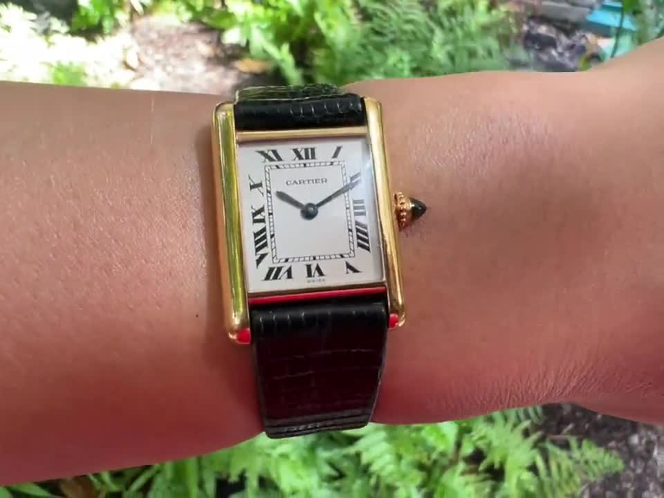 Cartier hotsell tank 1980