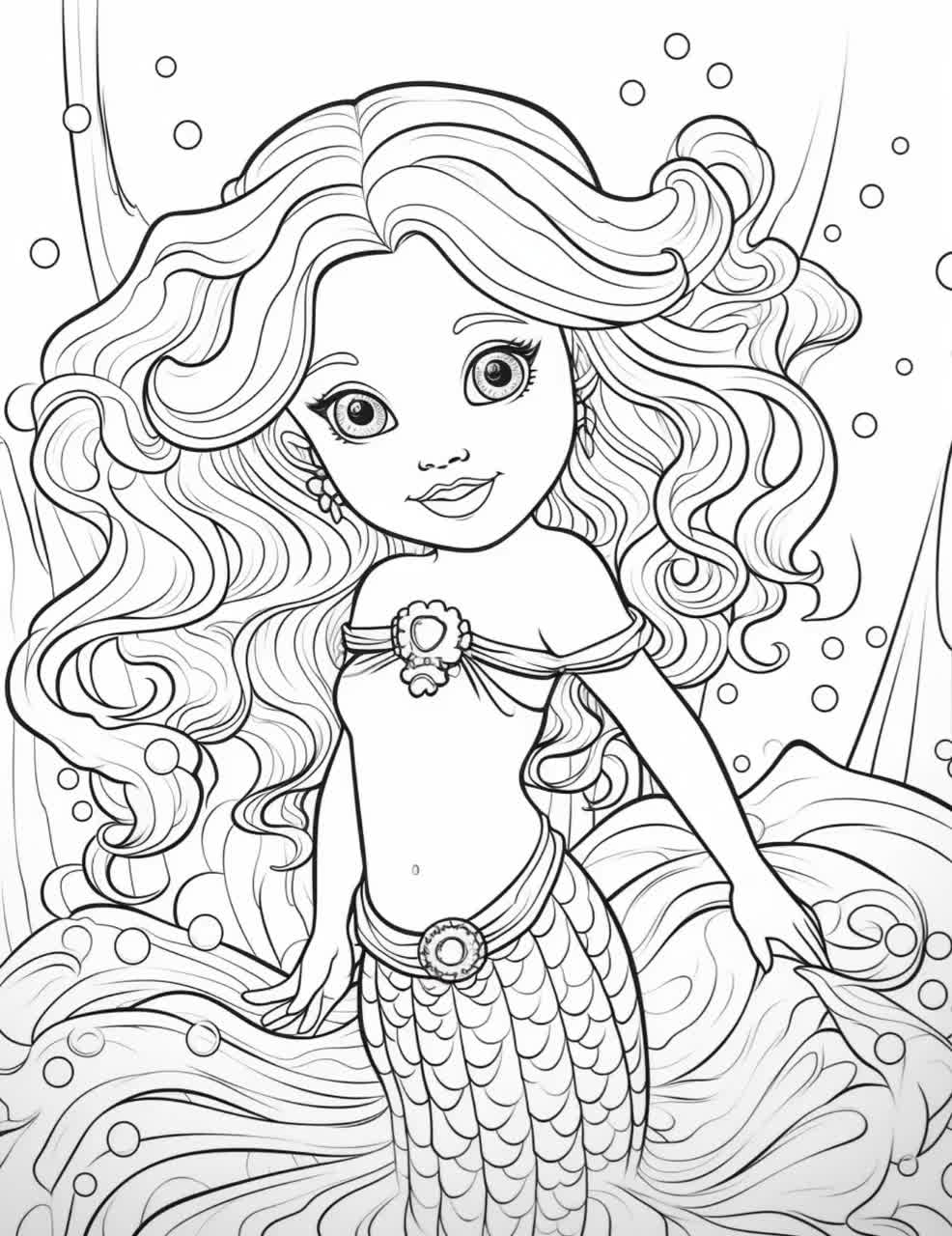 Princesses as Mermaids: Coloring Book & Art Book in One: Relaxing Coloring  Book for Teens and Adults: 9781990698576: Yu, Mei: Books 