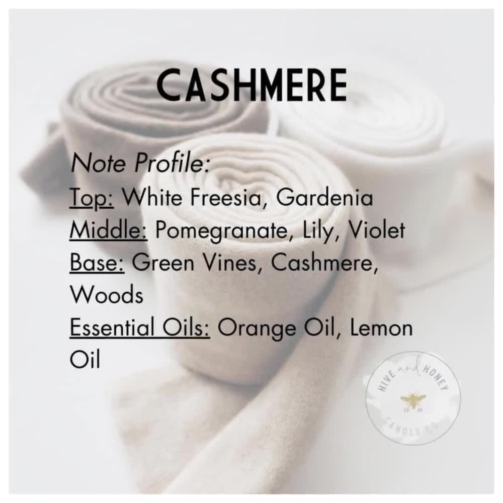 Cashmere Fragrance Oil type for Candles and Soap Making 2 Oz, 4 Oz, 8 Oz,  16 Oz Fresh Scent Phthalate Free Natural Essential Oil 