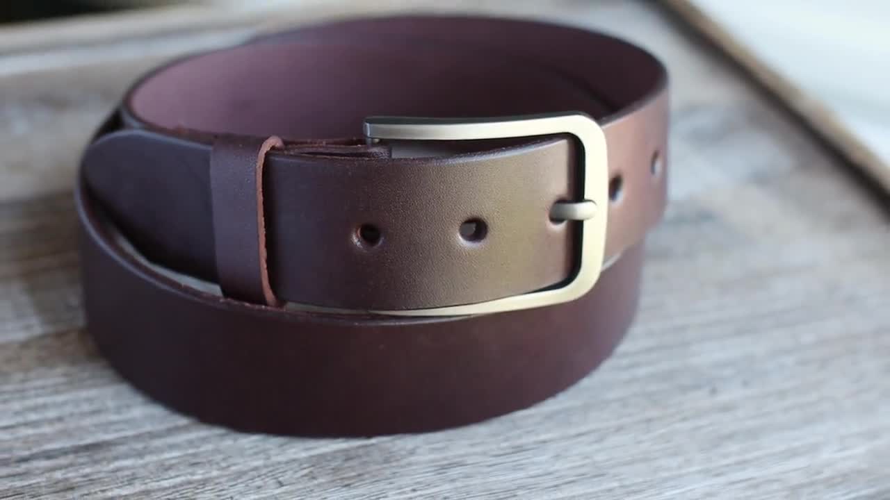 CHALLEGER チャレンジャー LEATHER BELT BROWN Amazon.com: Challenger: Belts