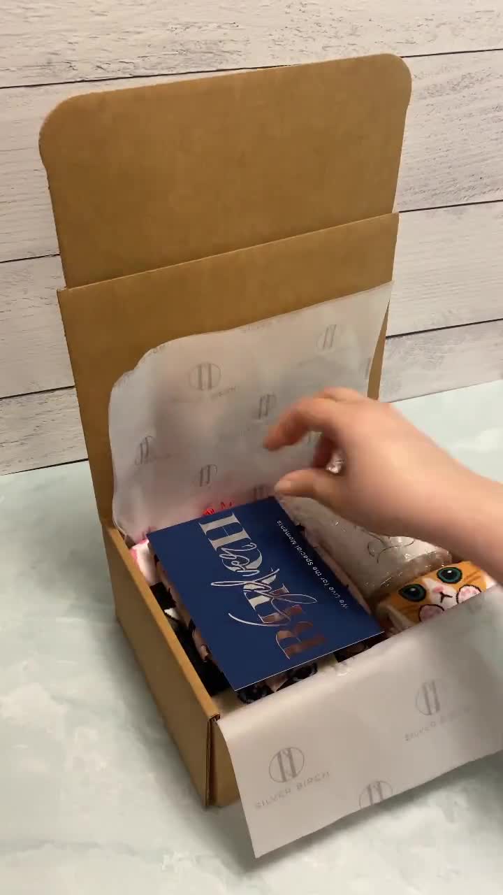 Purrrfect Gift Box for Cat Lover | Cat Socks For Women | Cat Mom | Cat Socks | Friendship Birthday Box | Cat Gifts for Women | Christmas video poster