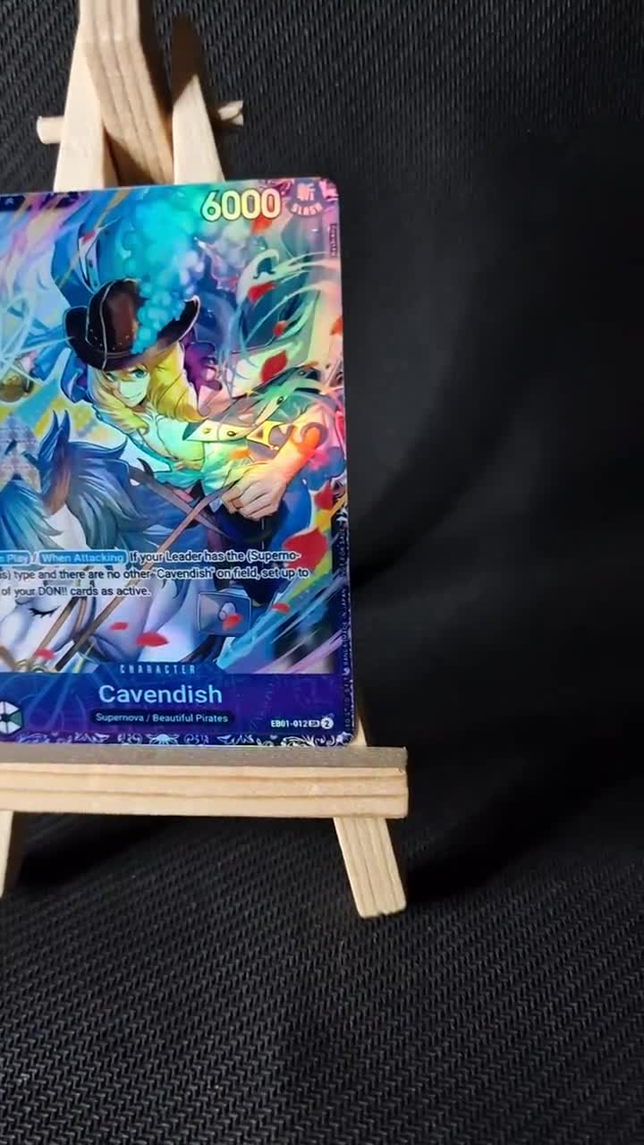 One Piece Proxy Card Holo - Cavendish EB01-012 Championship Promo