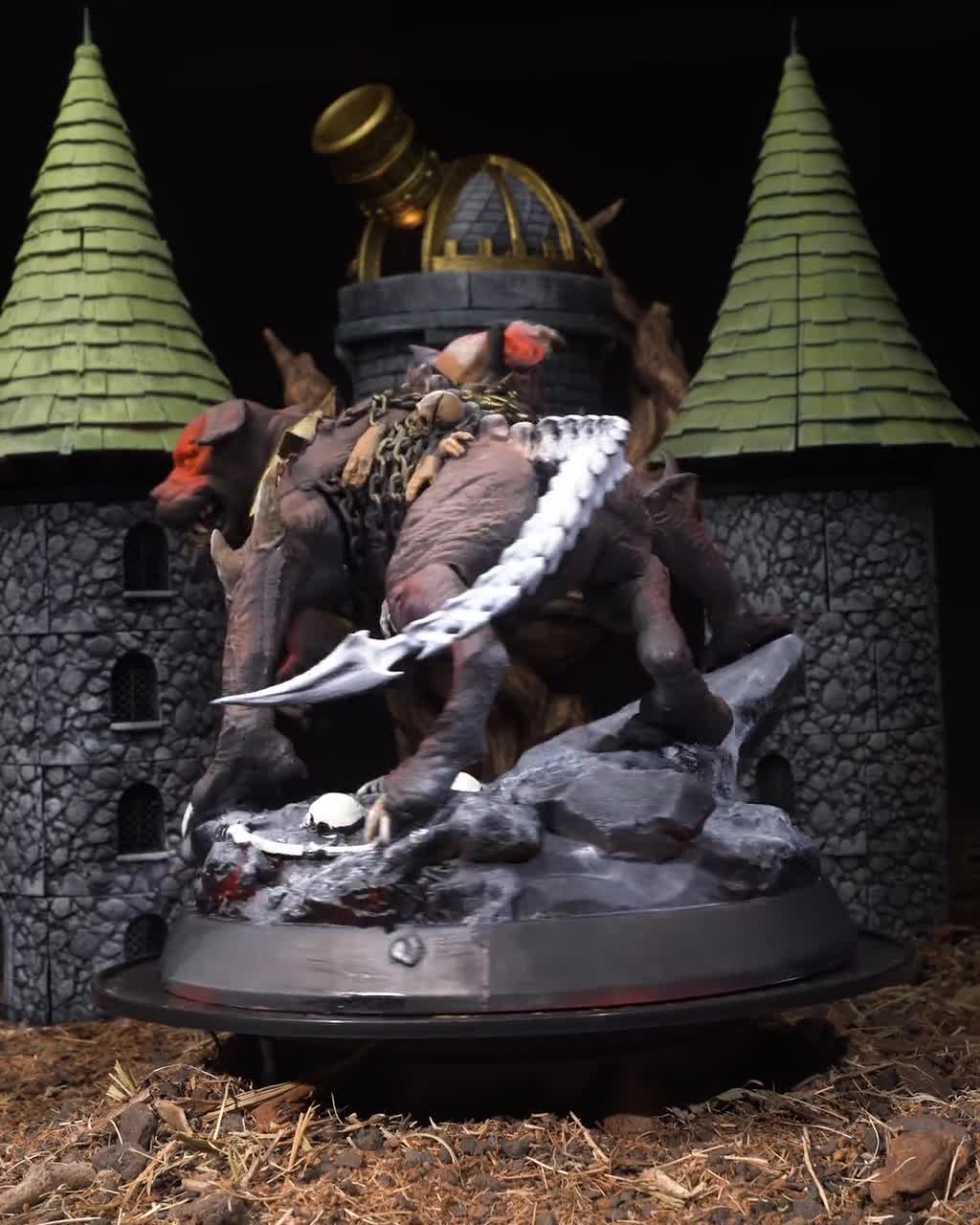 3D Printed Cerberus Miniature - Etsy