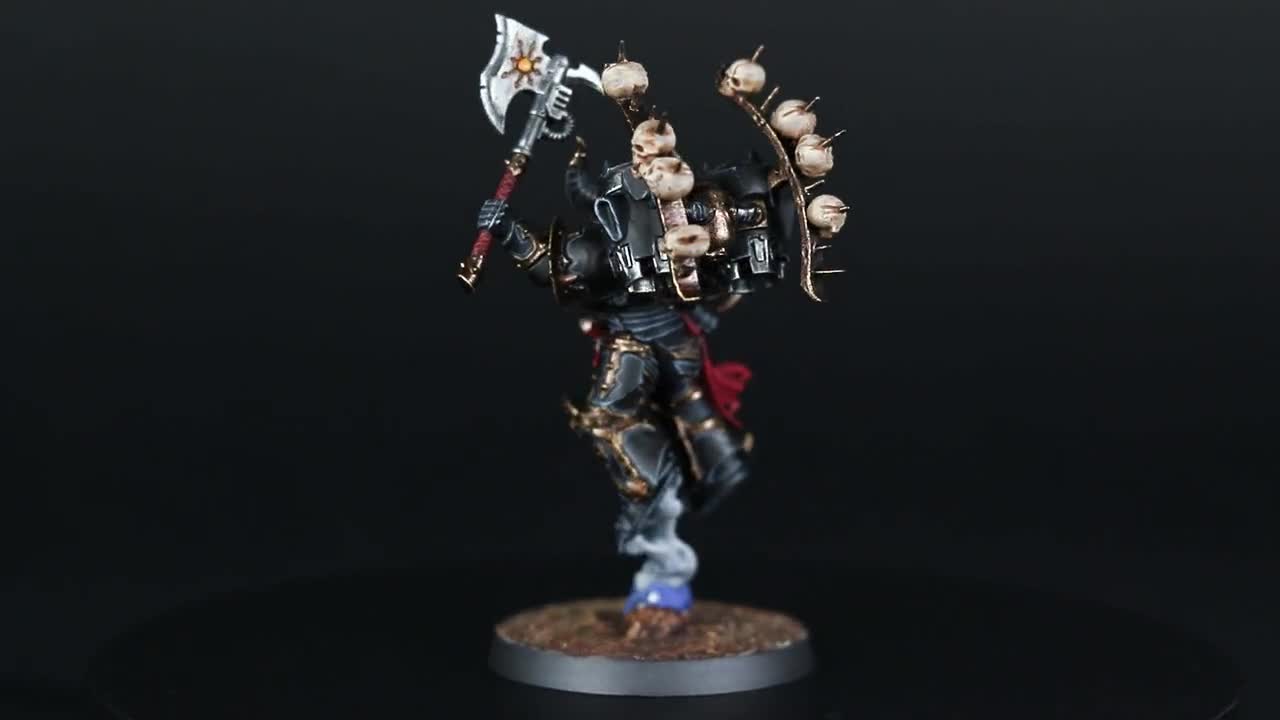 Chaos Lord With Jump Pack Warhammer 40k Fully Assembled and Hand