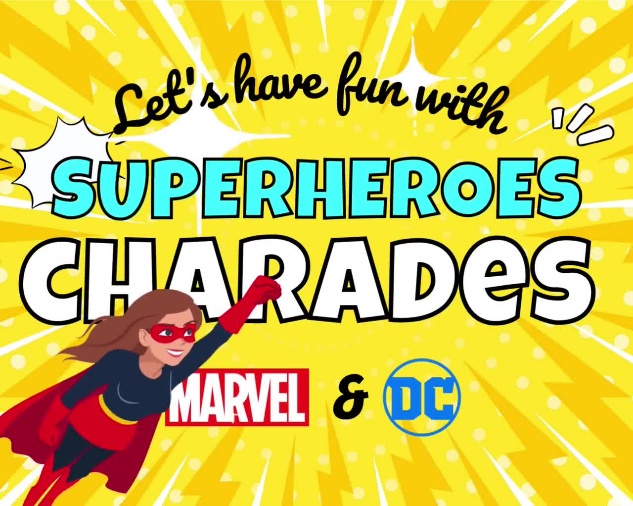 Superheroes Charades Game, Heroes & Villains Game, Comics Charades Family  Party Game, Marvel Charades, DC Comics Charades, Charades for Kids - Etsy