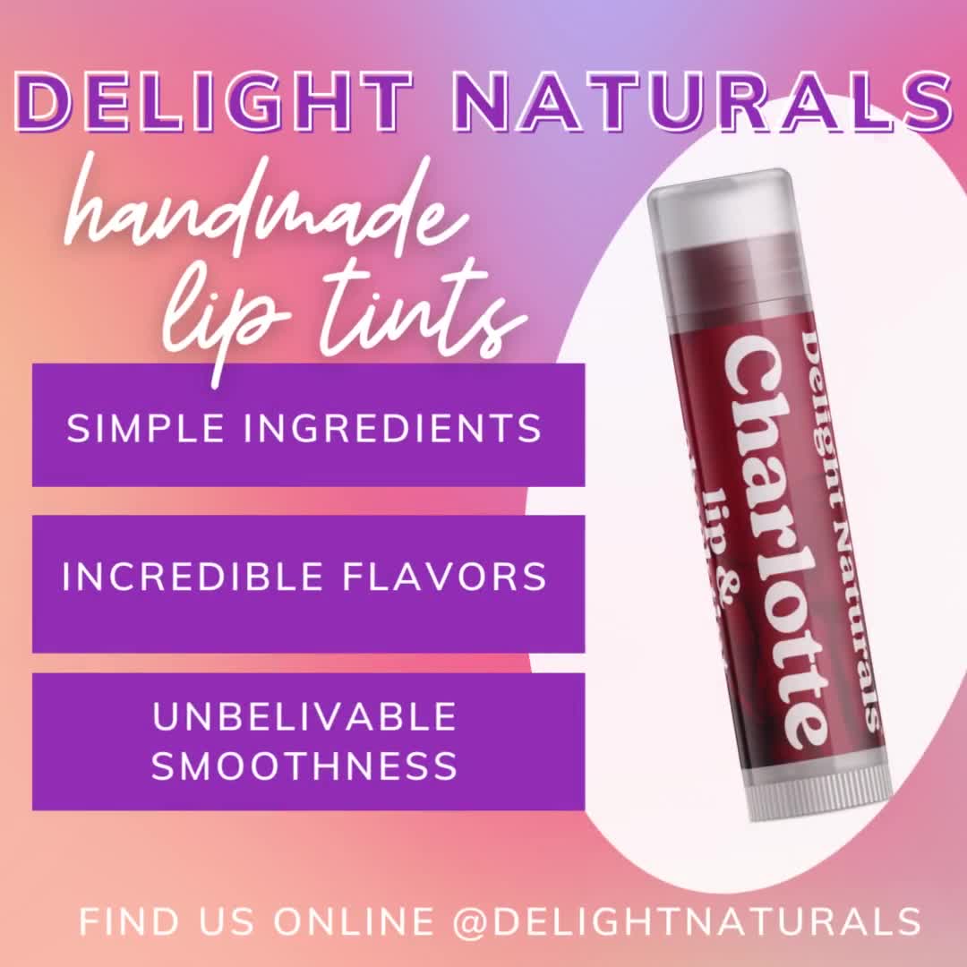 Delight Naturals Charlotte Lip & Cheek Tint - Single Tube