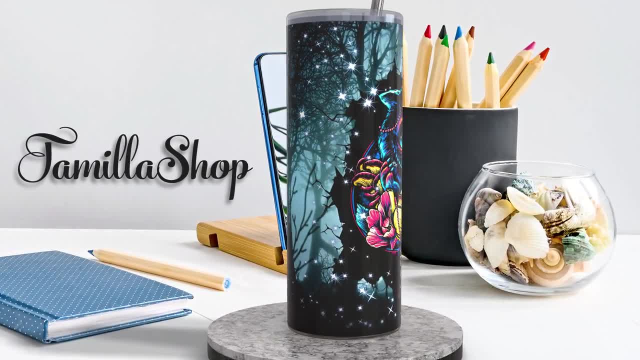 Alice in Wonderland Original Art 1 20oz Skinny Tumbler – Crash