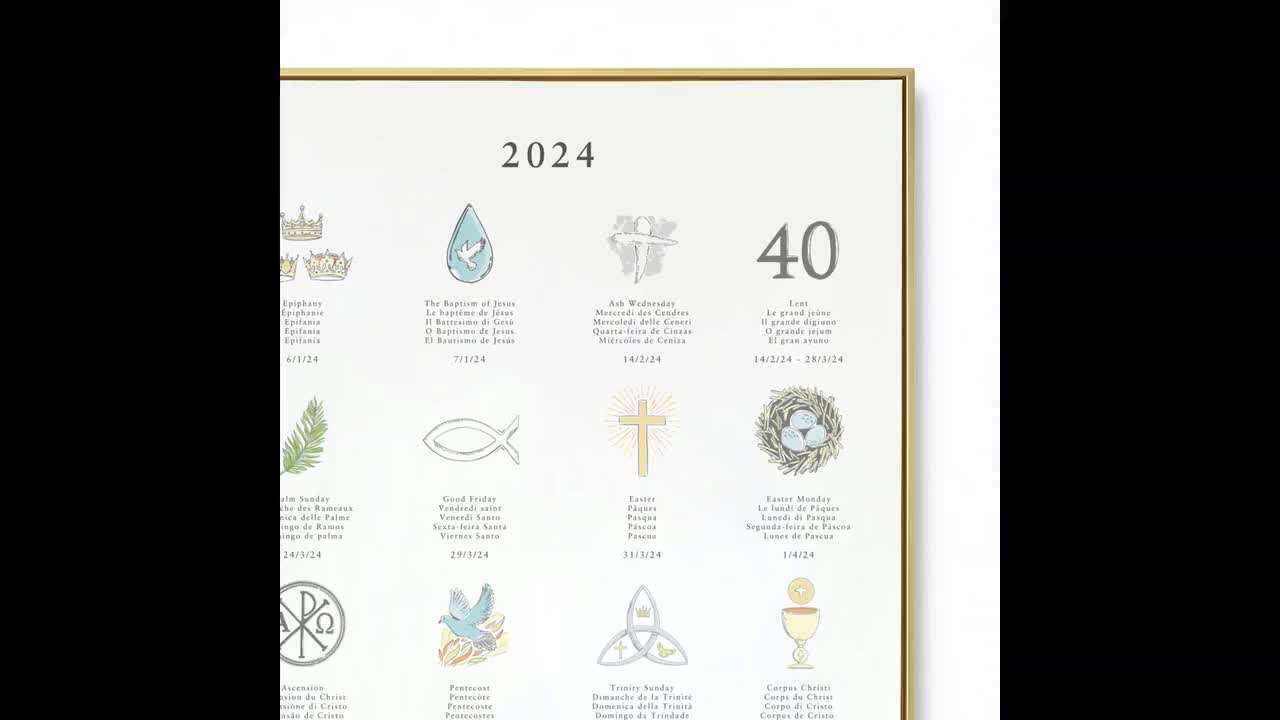 2023-24 ONE YEAR Lectionary Liturgical Calendar LUTHERAN -  Finland