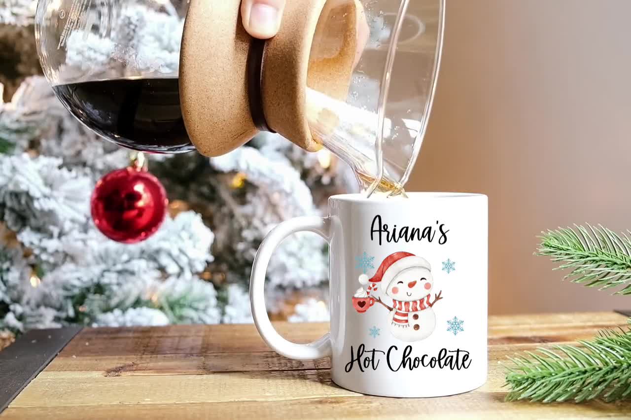 Personalized Christmas Mug, Magic Mug, Cocoa Mug, Hot Cocoa Mug for ki –  Nicole'sCraftCorner
