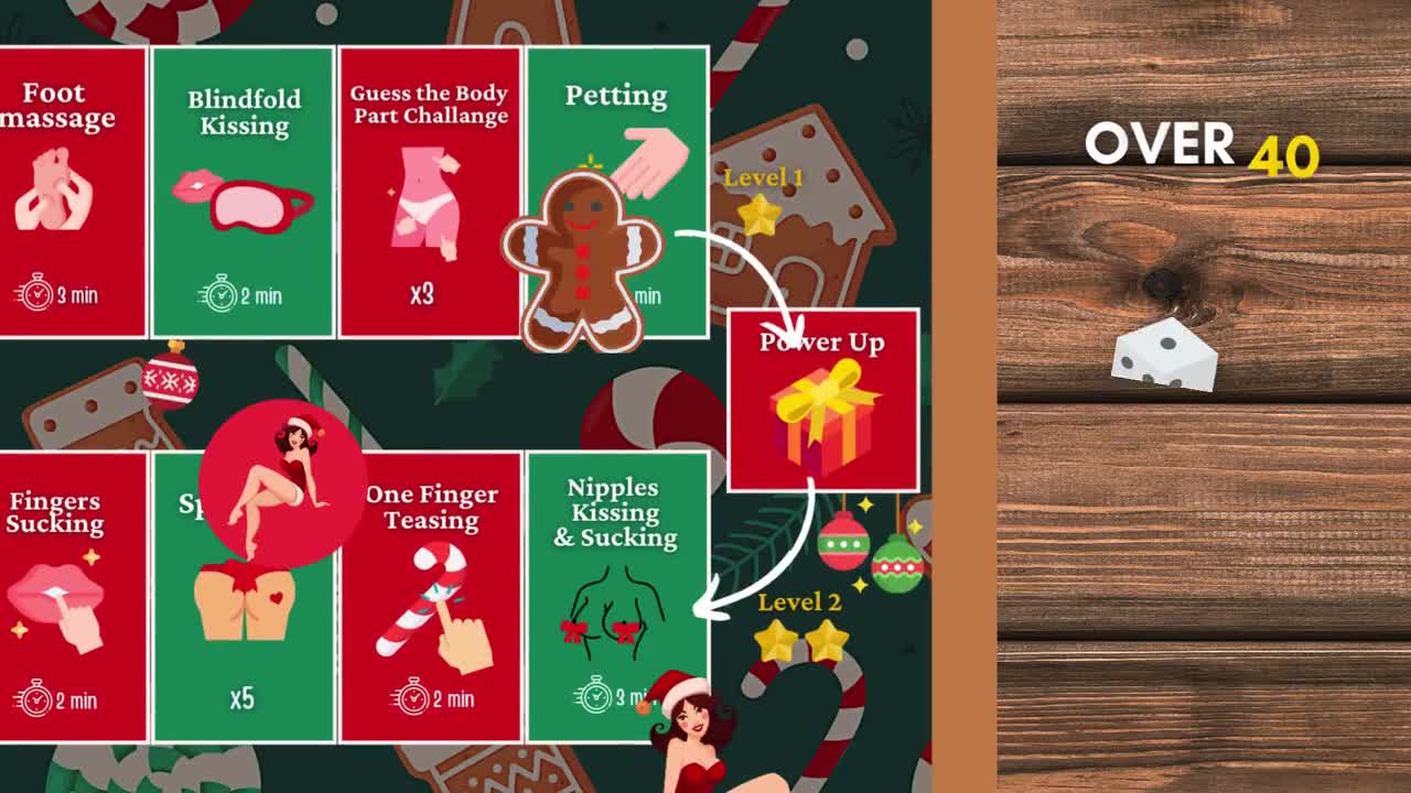 Ultimate Christmas Sex Game - Printable Sex Board Game with Over 40  Activities and Sex Positions. Sexy & Naughty Christmas Gift for Husband.